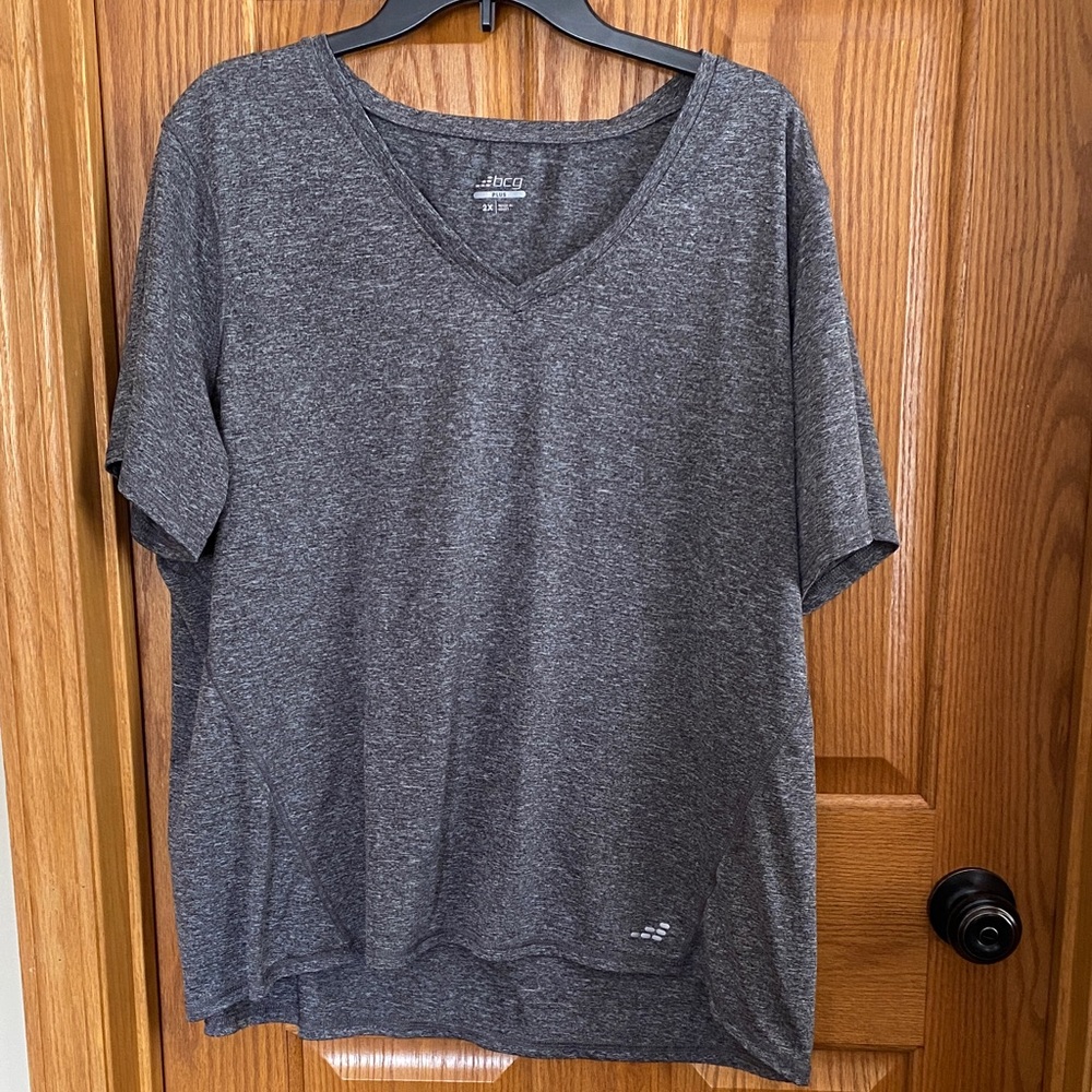 BCG Women's 2x Heather grey Tee